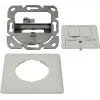 Synergy 21 Keystone-moduulikannatin uppoasennusrasia 2x TP-moduulille, puhtaanvalkoinen, design-yhteensopiva UAE (S216359)