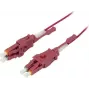 SYNERGY21 kuitu-patchkaapeli 15m LC-LC Duplex OM4 Uniboot käännettävä Push/Pull 2mm - monimuotokuitu (S215558)