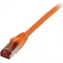 SYNERGY21 Patchkaapeli RJ45 - CAT6 250MHz - 10m oranssi - S/FTP (S-STP) - TPE/LSZH (Superflex)
