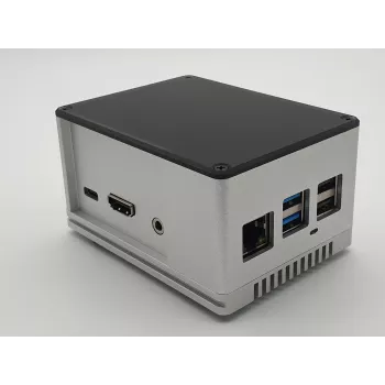 ALLNET Rock Pi alumiinikotelo ecoPI PRO HP hopea (RockPi_GH_PROHP_SV)