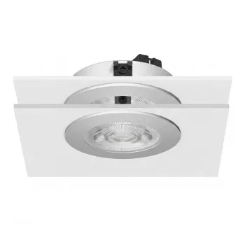 SYNERGY21 Synergy 21 LED upotettava kattospotti Helios hopea - pyöreä - neutraali valkoinen