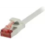 Synergy 21 patch-kaapeli RJ45, CAT6 250MHz, 7,5m harmaa, FTP(U/FTP), TPE(Superflex), litteä