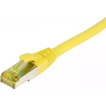 SYNERGY21 patch-kaapeli RJ45, CAT6A 500MHz, 25m, keltainen, S/FTP, TPE/LSZH (Ultraflex), AWG26, Cat.7-kaapelilla