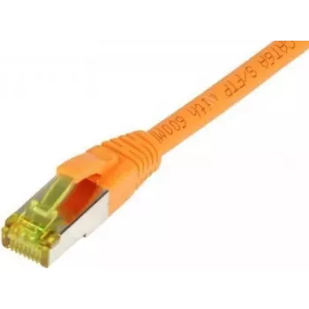 SYNERGY21 patch-kaapeli RJ45, CAT6A 500MHz, 30m, oranssi, S/FTP, TPE/LSZH (Ultraflex), AWG26, CAT7-kaapelilla