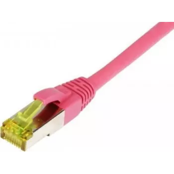 SYNERGY21 patch-kaapeli RJ45 CAT6A 500MHz 15m magenta S/FTP TPE/LSZH Ultraflex AWG26 CAT7-kaapelilla