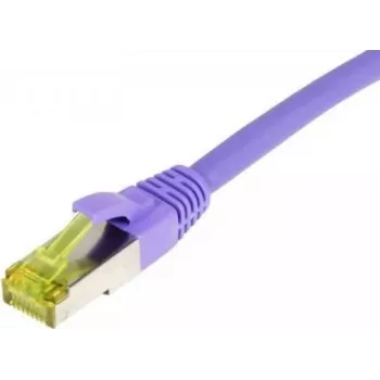 SYNERGY21 patch-kaapeli RJ45, CAT6A 500MHz, 30m, violetti, S/FTP, TPE/LSZH (Ultraflex), AWG26, Cat.7-kaapelilla