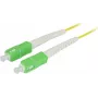 SYNERGY21 kuitupatch-kaapeli 15m SC/APC-SC/APC 9/125µm OS2 G.657.A2 simplex 2mm taivutusherkkä keltainen