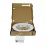 SYNERGY21 FTTH Compact Box esikoottu, 2xLC/APC -> avoin pää, 40 m, 9/125 µm, G.657.A2, 2-kuitu, AD 2,2 mm