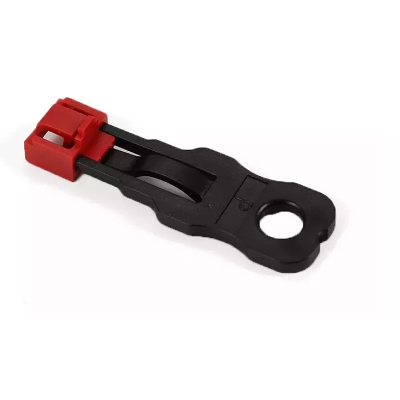 ALLNET TP/RJ45 Blocker punainen 10 kpl:n pakkaus turvalukolla, pölysuojus, verkkoturvalukko (ALL-TP-RJ45-Blocker-10PCS)