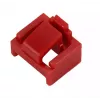 ALLNET TP/RJ45 Blocker punainen 10 kpl:n pakkaus turvalukolla, pölysuojus, verkkoturvalukko (ALL-TP-RJ45-Blocker-10PCS)