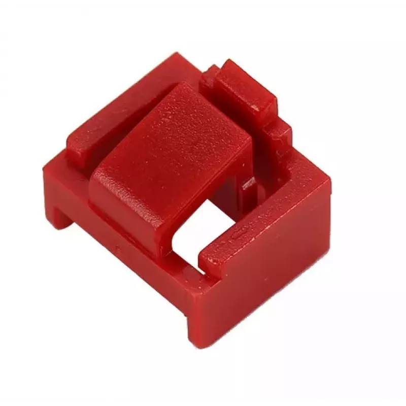 ALLNET TP/RJ45 Blocker punainen 10 kpl:n pakkaus turvalukolla, pölysuojus, verkkoturvalukko (ALL-TP-RJ45-Blocker-10PCS)