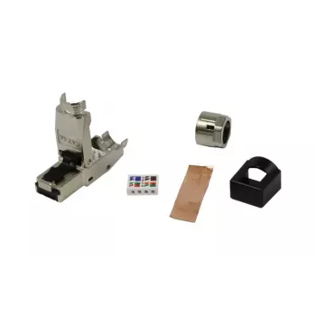 Synergy 21 TP Field-Terminable CAT6A RJ45 työkaluton lyhyt pistoke - verkko