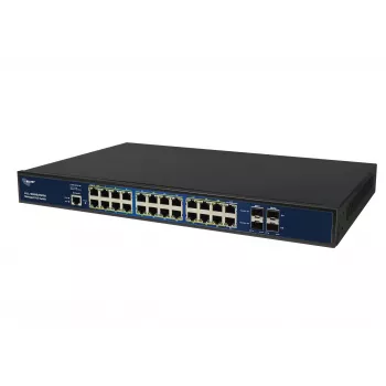 ALLNET ALL-SG8626PMJ Layer 2+ täysin hallittava Gigabit-kytkin 24-porttisella PoE+ 370W