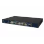 ALLNET ALL-SG8626PMJ Layer 2+ täysin hallittava Gigabit-kytkin 24-porttisella PoE+ 370W