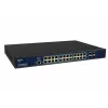 ALLNET ALL-SG8626PMJ Layer 2+ täysin hallittava Gigabit-kytkin 24-porttisella PoE+ 370W