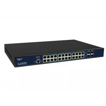 ALLNET ALL-SG8626PMJ Layer 2+ täysin hallittava Gigabit-kytkin 24-porttisella PoE+ 370W
