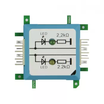 ALLNET BrickRknowledge dual LED -moduuli vihreä keltainen common cathode