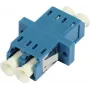 SYNERGY21 LC-LC duplex multimode OM2 kuituadapteri, keraaminen holkki, PVC, sininen