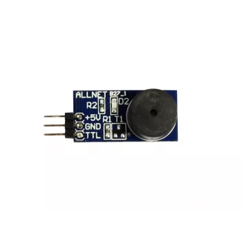 ALLNET 4duino summerimoduuli (aktiivinen summeri, 3,3-5V, digitaalinen I/O, 3-napainen)