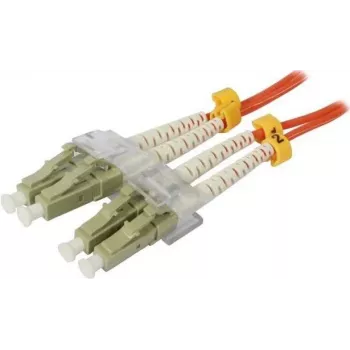 SYNERGY21 kuituverkkokaapeli 0,5m LC-LC Duplex OM2 50/125µm LSZH oranssi