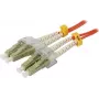 SYNERGY21 kuituverkkokaapeli 0,5m LC-LC Duplex OM2 50/125µm LSZH oranssi