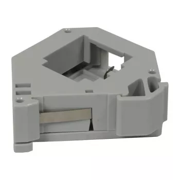 Synergy 21 S215416 Keystone DIN-kiskon moduulikannatin 1x TP-moduulille, harmaa