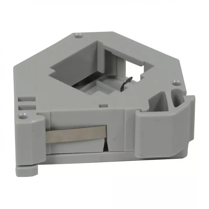 Synergy 21 S215416 Keystone DIN-kiskon moduulikannatin 1x TP-moduulille, harmaa