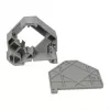 Synergy 21 S215416 Keystone DIN-kiskon moduulikannatin 1x TP-moduulille, harmaa