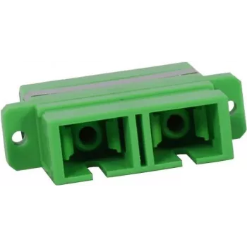 SYNERGY21 kuitukytkin SC/APC naaras - SC/APC naaras Singlemode Duplex OS2 9/125µm PVC vihreä