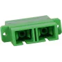 SYNERGY21 kuitukytkin SC/APC naaras - SC/APC naaras Singlemode Duplex OS2 9/125µm PVC vihreä