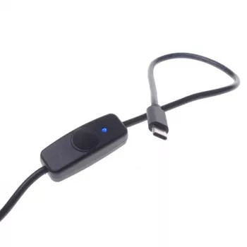 ALLNET Rock Pi 4 USB-A - USB-C virta-/datakaapeli kytkimellä (ROCKPI_USB-ATOC_SW)