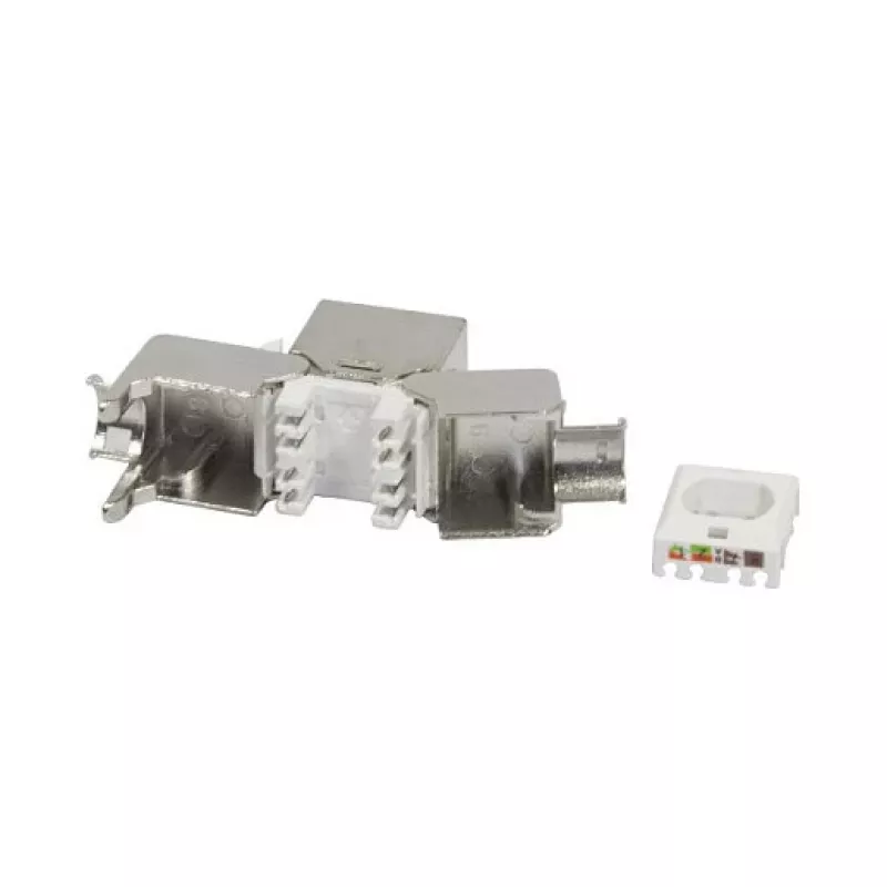 Synergy 21 Keystone-moduuli TP-rasia RJ45 CAT6A 500MHz Slim-line/Short