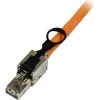 Synergy 21 CAT6A RJ45 kenttäasennettava TP-pistoke, työkaluton, suojattu, Push/Pull-lukitus