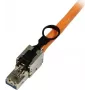 Synergy 21 CAT6A RJ45 kenttäasennettava TP-pistoke, työkaluton, suojattu, Push/Pull-lukitus