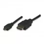 ALLNET HDMI - Micro HDMI -kaapeli 1m 4K/60Hz musta (ALL-HDMI-Micro-1m)