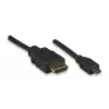 ALLNET HDMI - Micro HDMI -kaapeli 1m 4K/60Hz musta (ALL-HDMI-Micro-1m)