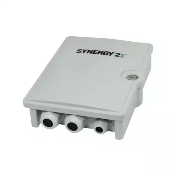 SYNERGY21 FTTH-seinäkotelo, IP55, 1x tulo/24x lähtö 2mm tai 2x lähtö 4-12mm