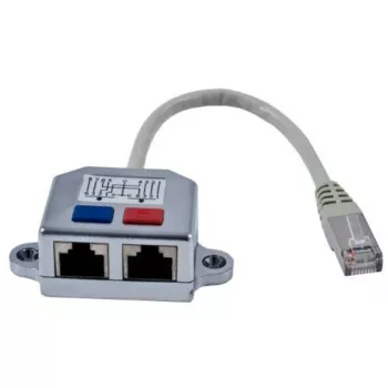 Synergy 21 S215235 CAT6a S/FTP LSZH patch-kaapeli 0,15 m harmaa metalli RJ45