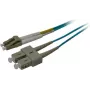 Synergy 21 10m OM3 LC-SC duplex kuituverkkokaapeli - aqua