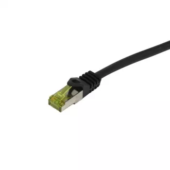 Synergy 21 verkkokaapeli RJ45 CAT6A S-STP (S/FTP) 500 MHz 12,5 m musta PUR sisä-/ulko-/teollisuuskäyttöön UV-/vesi-/öljynkestävä AWG26 CAT7-raakakaapelilla