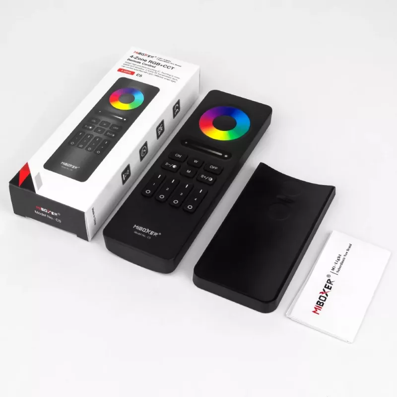 Miboxer Synergy 2.4GHz RGB+CCT 4 vyöhykkeen LED-kaukosäädin (C5-W)