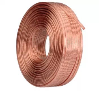 VALUE Secomp VALUE kaiutinkaapeli 100 m - paljaat johtimet - 2x0,75 mm² - läpinäkyvä