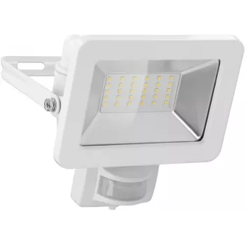 Goobay LED-ulkovalonheitin 30 W liiketunnistimella, 2400 lm, 4000 K, IP65, PIR-tunnistin, seinäasennus, 0,5 m kaapeli