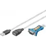 GOOBAY Pro USB-sarjaporttimuunnin RS232 Mini läpinäkyvä