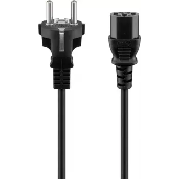 GOOBAY virtajohto 3 m musta Schuko - IEC C13