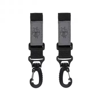Lassig Casual Label yleisvaunukoukut 2 kpl musta LHO01