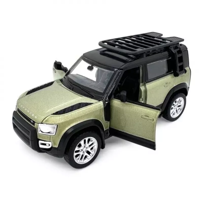 JAMARA Land Rover Defender 1:43 2in1 RC & Pull-Back vihreä 3+