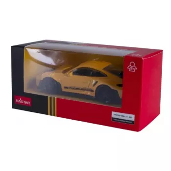 JAMARA Porsche 911 GT3 RS 1:43 keltainen painevalettu pienoismalli (402238)