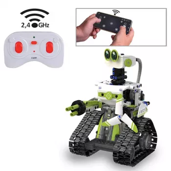 JAMARA CaDA I.Bot Code Robot 1:12 2,4GHz rakennuspalikkarobottisarja (570 palikkaa)