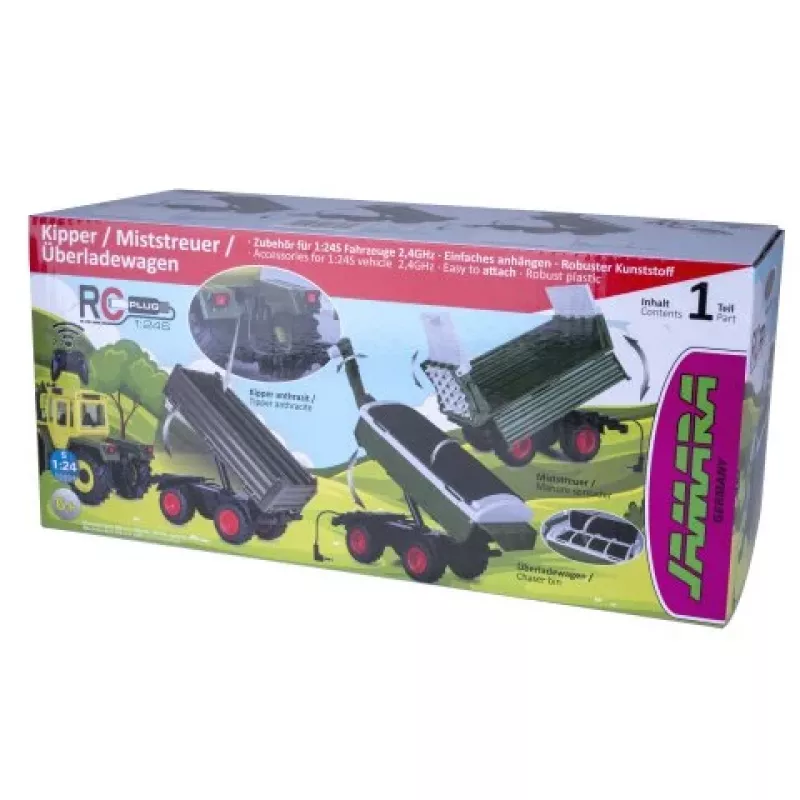 Jamara kippikärry antrasiitti RC-traktoriin MB-trac 1000 1:24S (423265)